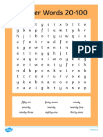 Word Search Numbers