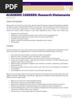 Academic Careers Research Statement