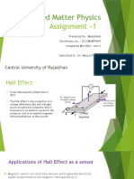 Hall Effect - CMP Assignment 1