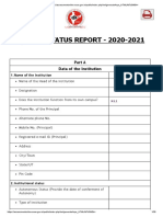 Annual Status Report for 2020-21