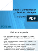 Mental Health Services in Malaysia