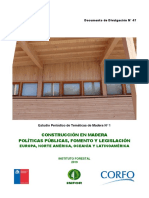 Construccion en Madera Políticas Publicas Fomento y Legislacion INFOR