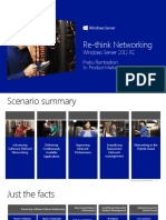 Re-think Networking with Windows Server 2012 R2