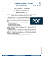 Convocatoria plazas laborales Ayuntamiento Villada