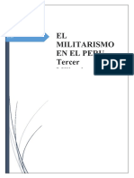 El Militarismo en El Peru