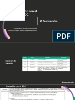 Conexión SOC eventos seguridad