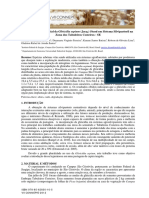 Desenvolvimento Inicial Da Gliricidia Sepium (Jacq.) Steud em Sistema Silvipastoril Na Zona Dos Tabuleiros Costeiros