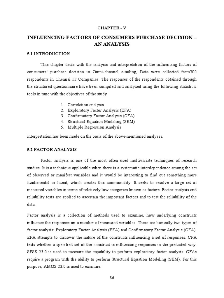 Influencing Factors of Consumers Purchase Decision An Analysis | PDF ...