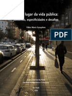 Rua o Lugar Da Vida Publica Conceitos Es