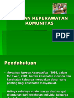 ASUHAN KEPERAWATAN KOMUNITAS