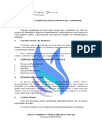 Proposta de Intervenção Grupal para Ansiedade PDF