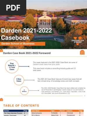 Darden Case Book 2021-2022
