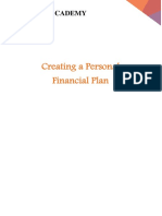 Personal Financial Plan Worksheet