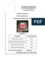 Tabla Nutrimental Chorizo