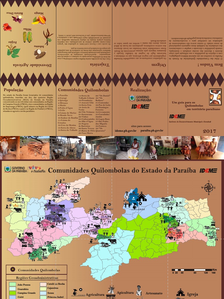 Infográfico Das Comunidades Quilombolas Do Estado Da Paraíba | PDF | Brasil