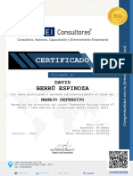 Certificado Manejo Defensivo