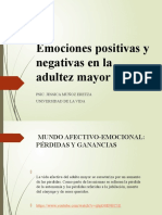 Emociones Positivas y Negativas en La Adultez Mayor