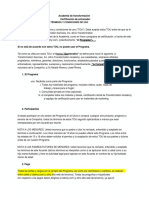 Academia de Transformación Certificación de Entrenador: Términos Y Condiciones de Uso