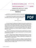 Ley Del Tercer Sector Social en Castilla y León