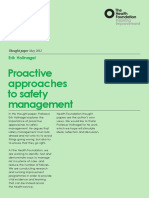 Proactive Approaches To Safety Management