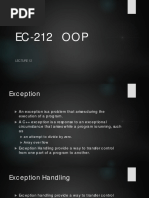 Oop 11 (Exception Handling)