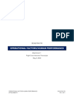 Operational Factors Human Performance - Attachment 1 - Flight Crew Interview Transcripts and Statements - Redacted-Rel