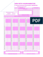 Answer Sheet PDF