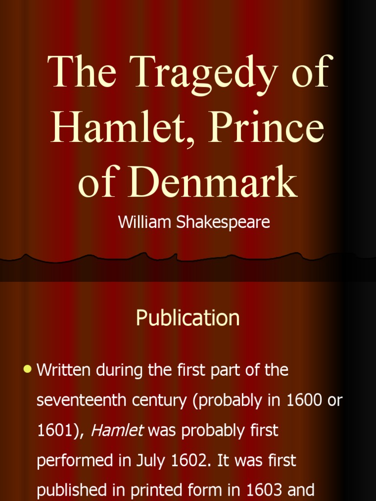 Hamlet Background PDF Hamlet Plays Based On European Myths And