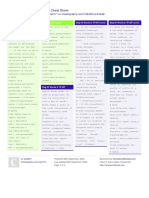 NLP Cheat Sheet for Tokenization, Word2Vec, Stop Words & POS Tagging