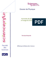 Dossier de Physique: Faculté Des Sciences