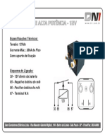 Relé 12V 200A pico