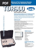 Doble-Tdr900 Brochure