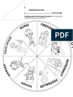 Classwork - Occupations and Professions Wheel - NOV 23TH - 2° BÁSICO