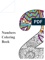 Numbers Coloring Book12345