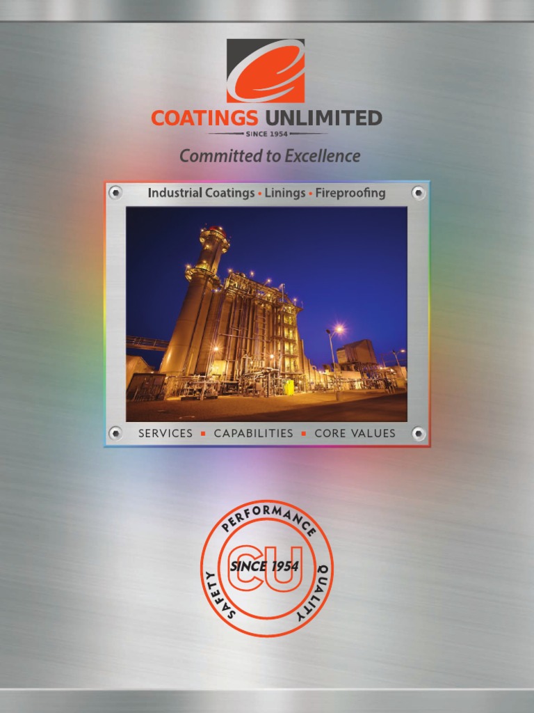 Coatings Unlimited Brochure PDF Safety Employment