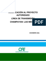 MODIFICACIÓN AL PROYECTO SE MESAS PROY I19 - 08.12.22