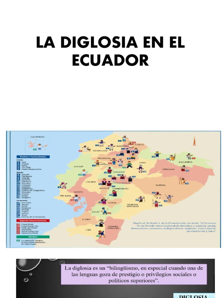 Diglosia en Ecuador: Conceptos Clave | PDF