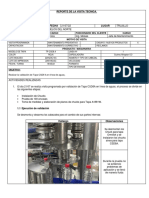 Reporte de validación de tapa CSD8A en línea de aguas