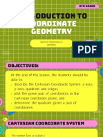 Introduction To Coordinate Geometry