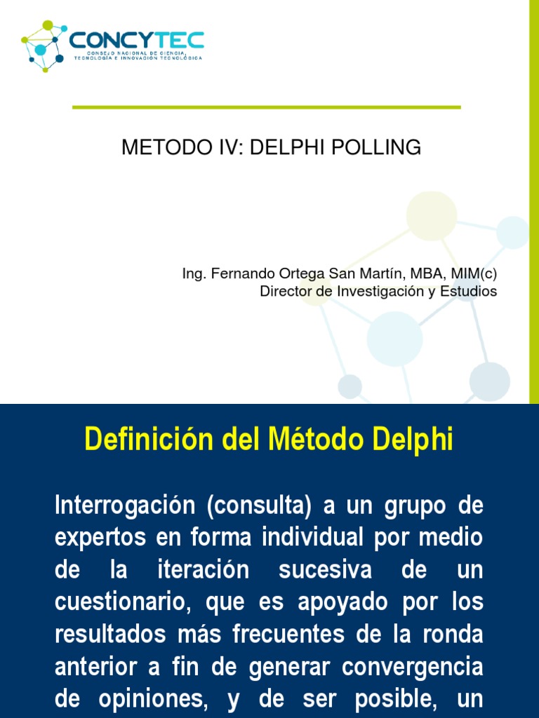 Método Delphi en Prospectiva | PDF | Cuestionario | Transporte