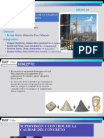 Supervicion y Control de La Calidad El Concreto