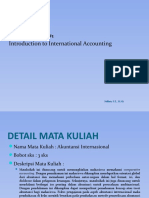 Akuntansi Internasional Pertemuan 1 - Introduction