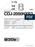 Pioneer CDJ-2000NXS2 Service Manual