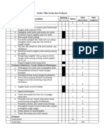 Daftar Tilik Tandu dan Evakuasi