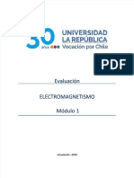 Trabajo Electromagnetismo Modulo I