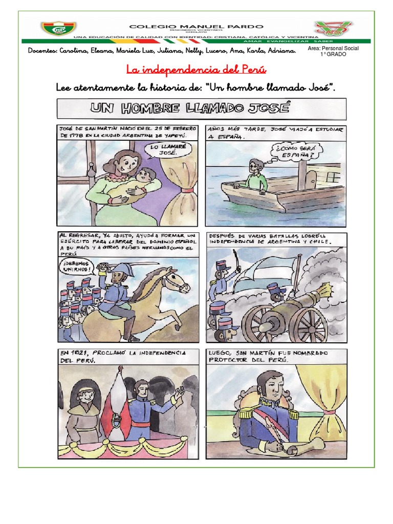 San Martín y la Independencia del Perú | PDF | Ciencias sociales