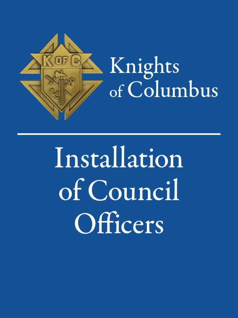 Installation of Council Officers 770-E 3-2016 | PDF | Catholic Church ...
