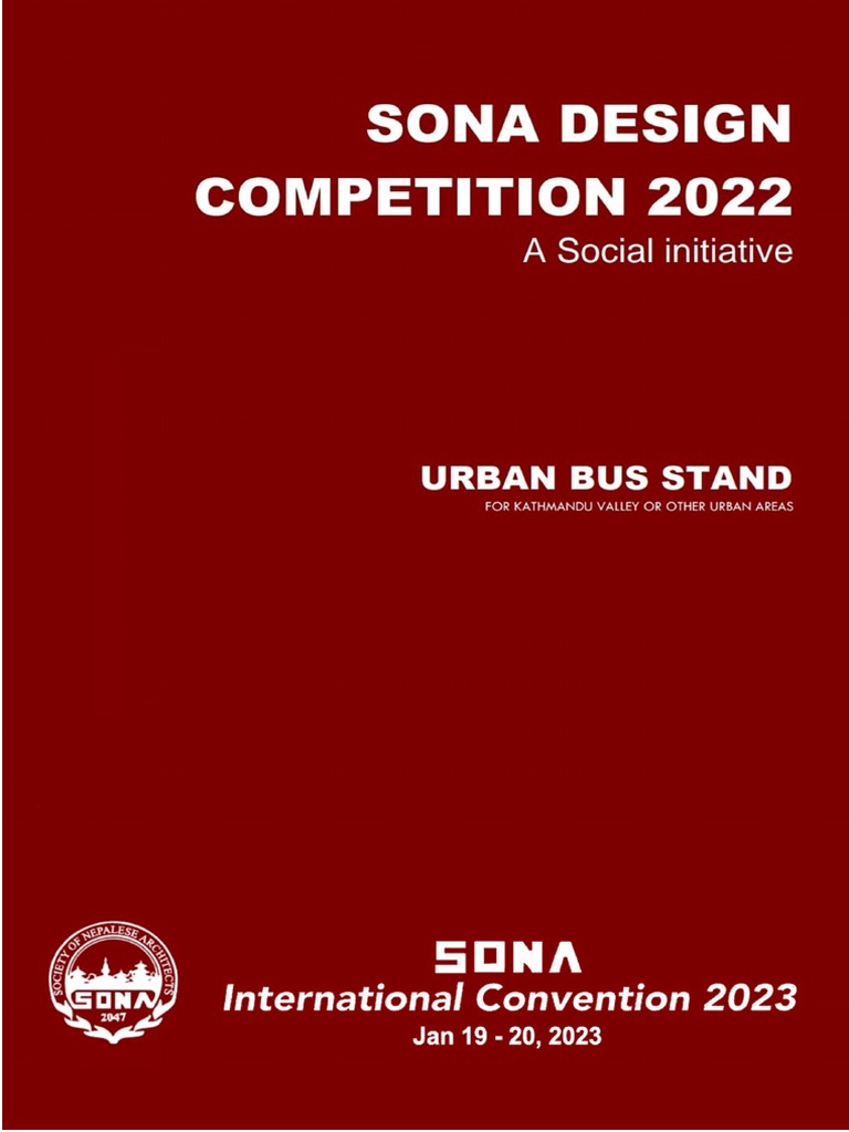 Sona design competition pdf architect bus