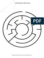 9 Cells Diameter Theta Maze