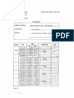 Attandence Practicum August Nov 2021